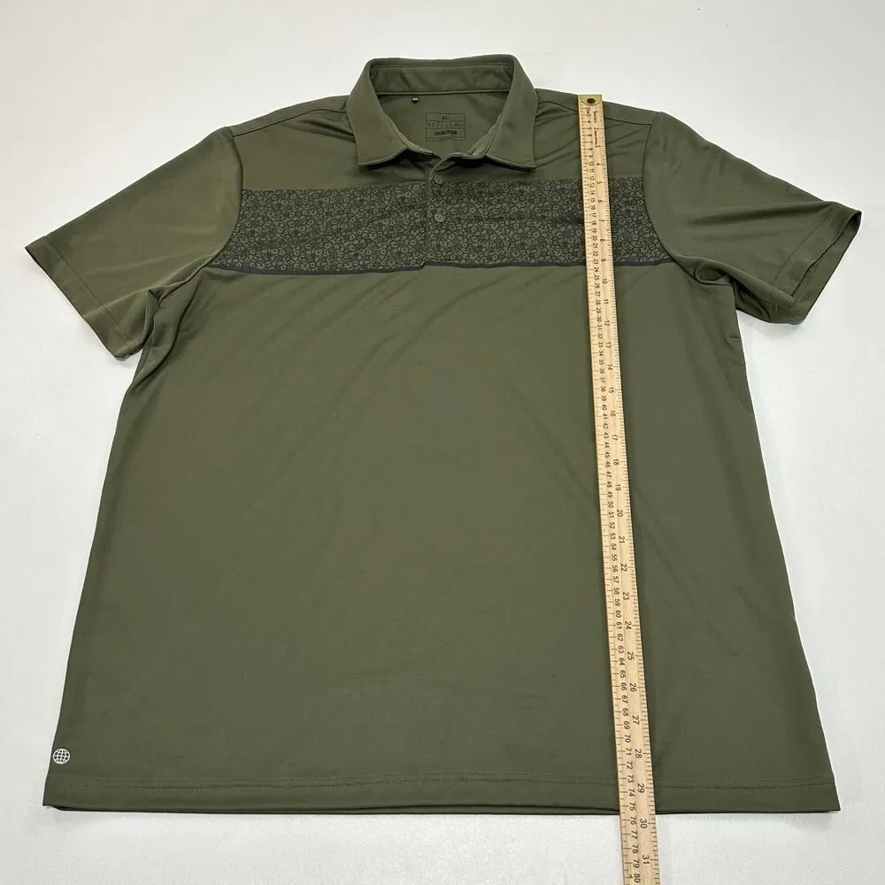 Adidas Men's Polo Shirt‎ Olive Green Size XL